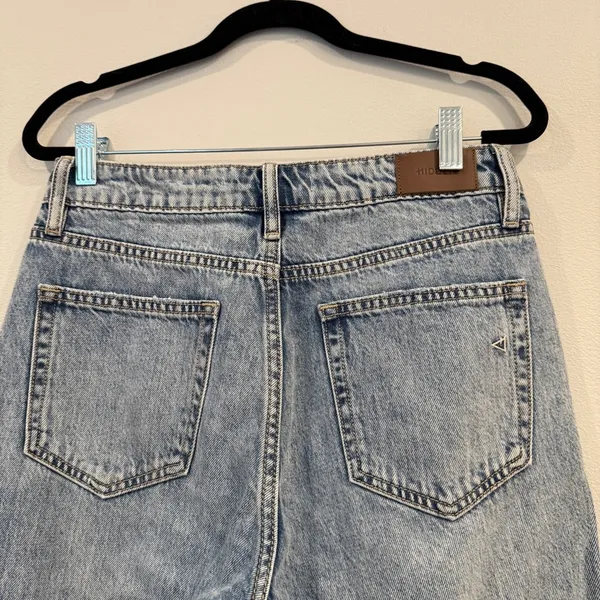 Hidden Jeans with Fray Bottom Ripped Jeans - Image 7