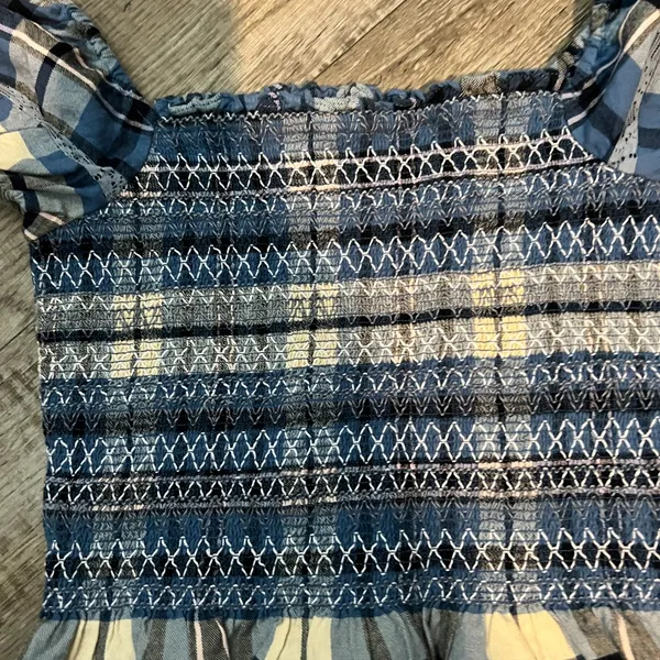 Love Shack Fancy Hersh‎ Plaid Crop Top Size Small - Image 7