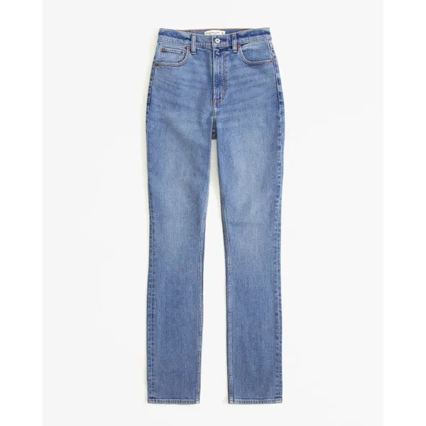 Abercrombie & Fitch Ultra High Rise 90s Slim Straight Jean NWT SIZE 31/12S - Image 4