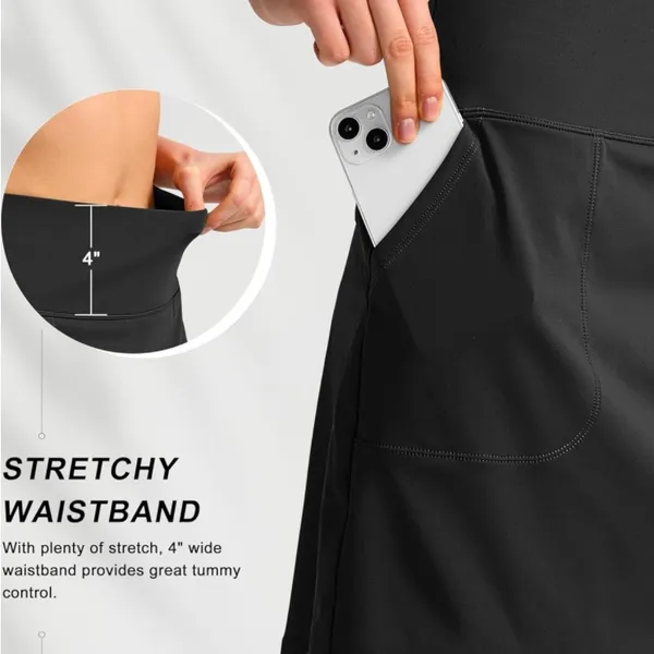 NWT Black‎ SANTINY 16” Golf Skort for Women – XS - Image 5