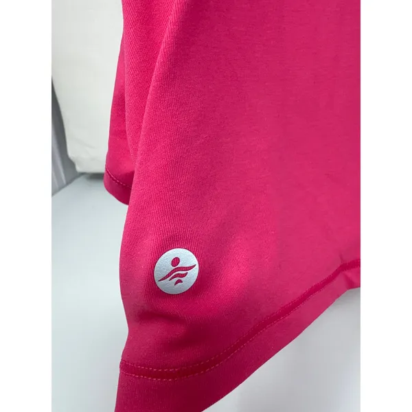 Brand New Halara Women's M Short Sleeve Cropped Loose Dance Sports Top Pink - Image 6