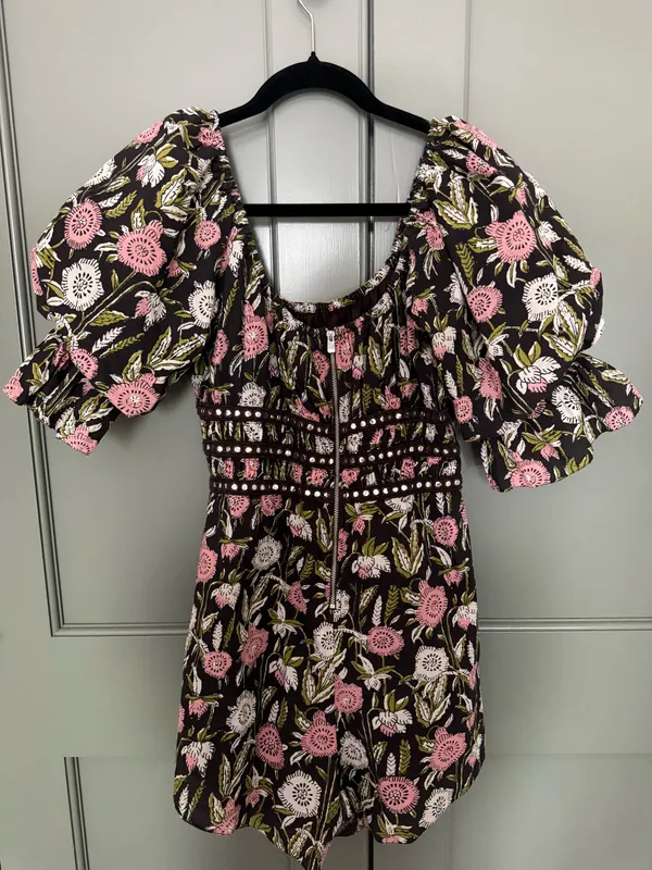 SAYLOR ALLEGRA FLORAL BOCK ROMPE - Image 3