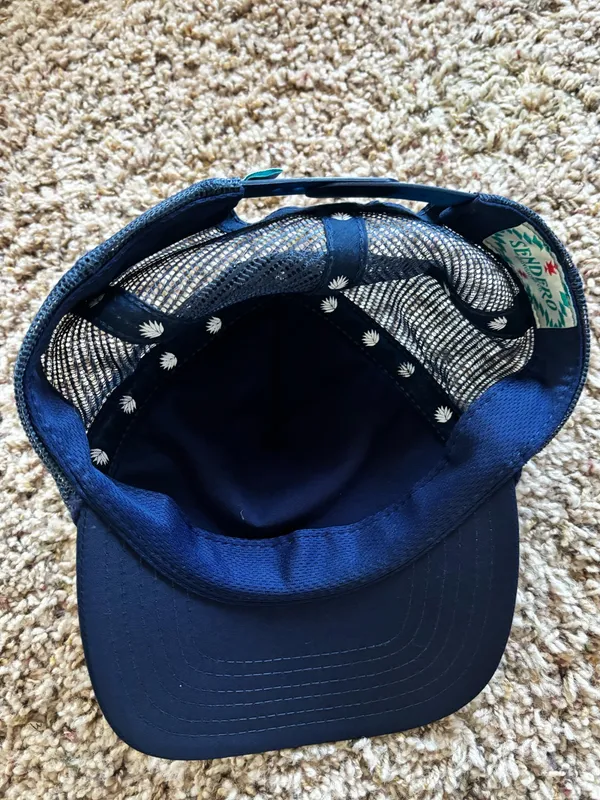 Navy Cowboy Hat Blue - Image 3