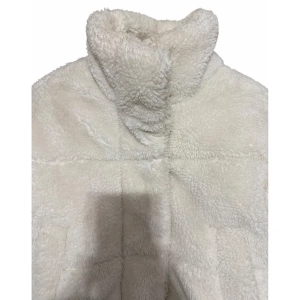 Alo Yoga Sherpa Snow Angel Puffer Jacket White/Ivory Women's Size‎ Small - Image 3