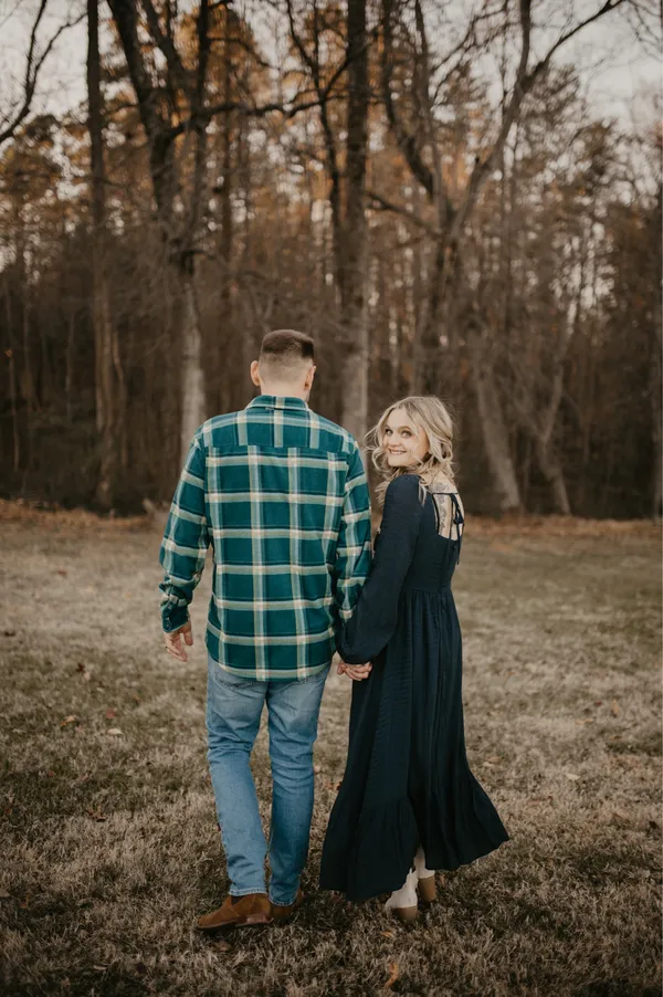 Landry Kate Wynn Dress Navy Blue Maxi - Image 2