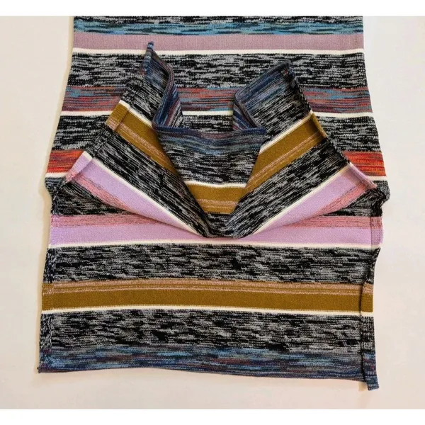 Anthropologie Maeve Stripe Sleeveless Sweater Tunic Sz M Lagenlook Preppy Funky Kitchie - Image 6