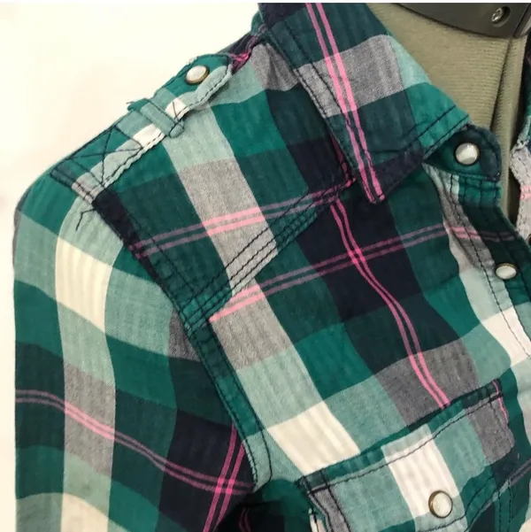 Garage plaid blouse - Image 3