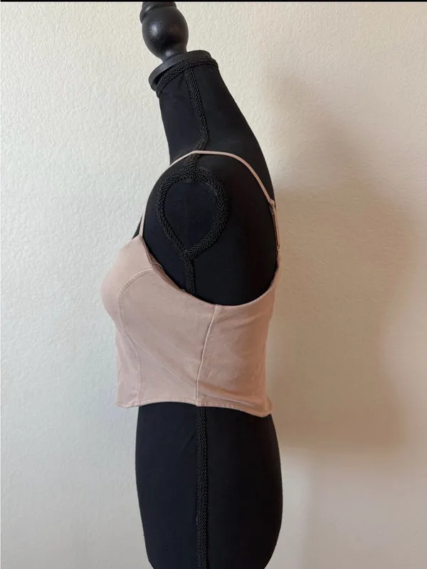 Alo Taupe Softsculpt Bra Tank Top Medium NWOT - Image 8