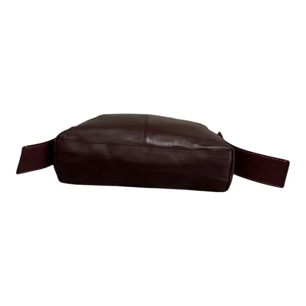 COACH 1941 Bandit Hobo Bag Leather Oxblood Burgundy/Ivory Pouch - Good Condition - Image 4