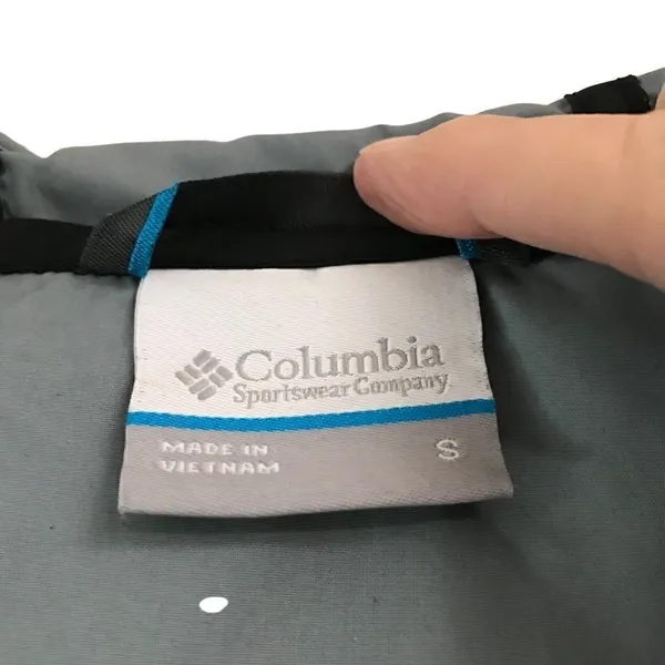 Columbia full zip black hooded windbreaker S‎ - Image 7