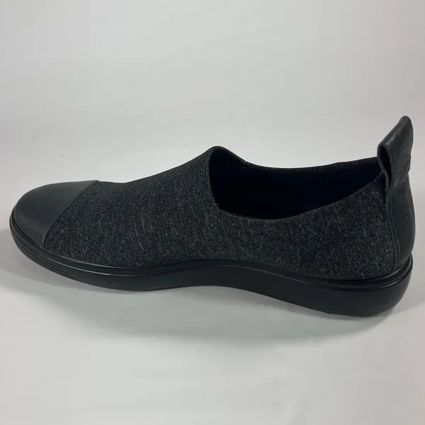 ECCO Soft 7 Gore-Tex Slip On Sneakers Women's US‎ 8 Black Waterproof Extra Width - Image 5