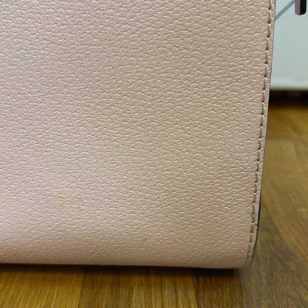 Kate Spade New York Light Pink Leather Compartment Shoulder Bag Purse - Image 11