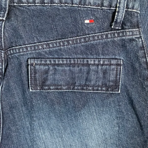 *Y2K* Tommy Hilfiger sz.6 trouser blue jeans straight leg - Image 5