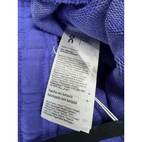 On Women's Club Pants Sweat Pants Joggers Iris Purple Size XL NWT $99 MSRP - Image 10