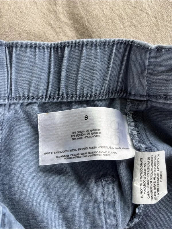 Gloria Vanderbilt Blue Cargo Shorts - S - Image 4