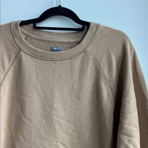 Aerie Tan Crewneck Sweatshirt Size M - Image 2