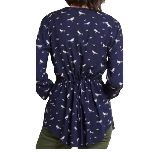 Modcloth Trusty Traveler Bird Print Top - Image 2