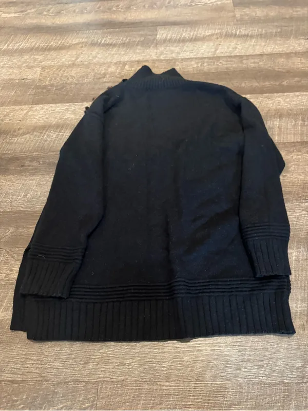 Anthropologie Black Margarita Tunic Sweater - Image 7