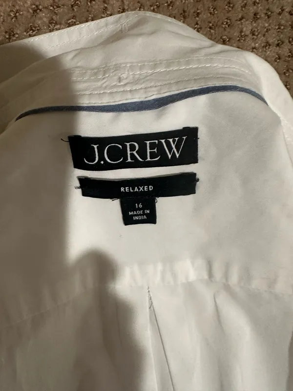 White J.Crew Shirt - Image 4