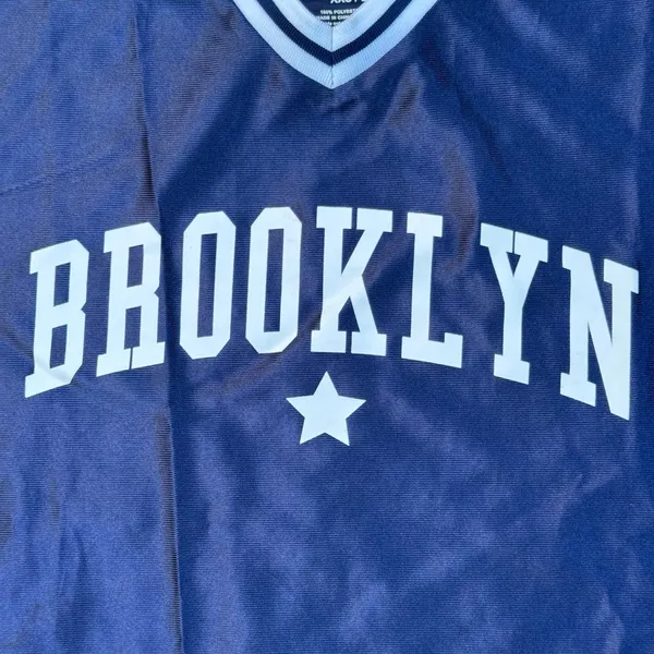 Mighty Fine Brooklyn T Shirt Navy Blue - Image 2