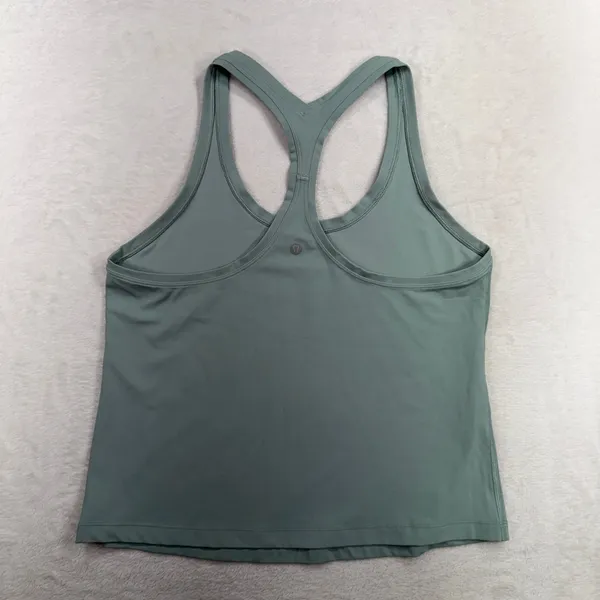 Lululemon 12 Cool Racerback Tank Top Shorter Length Nulu Tidewater Teal Active - Image 5
