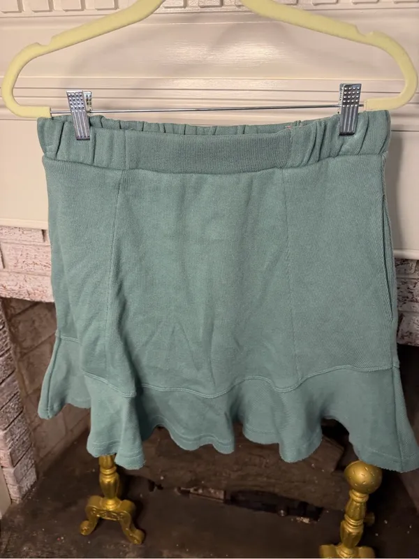 FP Beach Free People Seafoam Green Circle Skirt Flowy Casual Pull On Medium - Image 2
