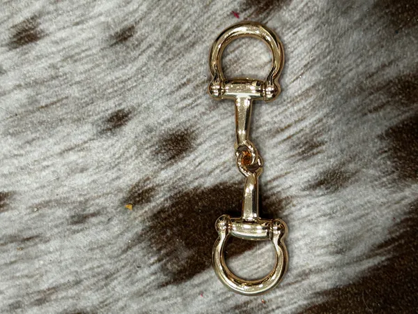 Gold pin & gold Snapple bit for Twillys Western style - Image 5