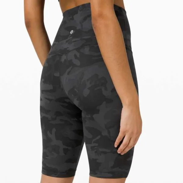 Lululemon Align Super High Rise Short 10" Incognito Camo Multi Grey size 4 - Image 2