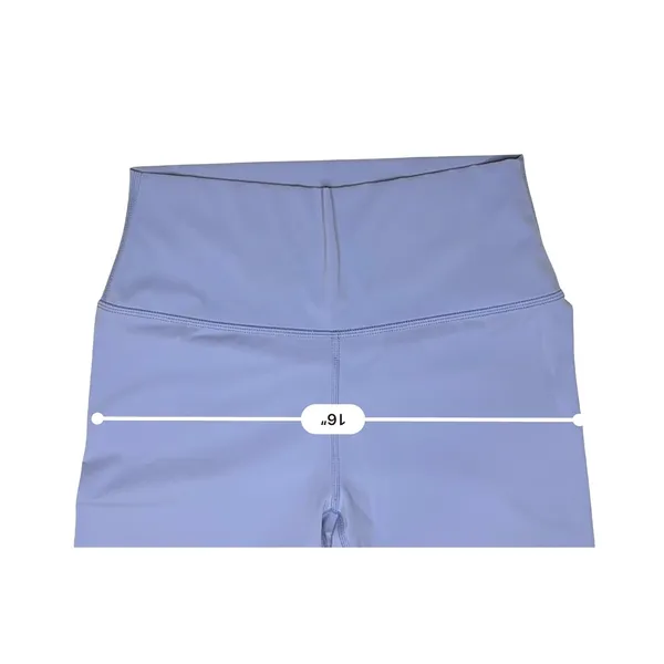 CRZ Yoga Blue Butterbreeze Biker Shorts SMALL 6" Inseam Fast Drying High Waisted - Image 9