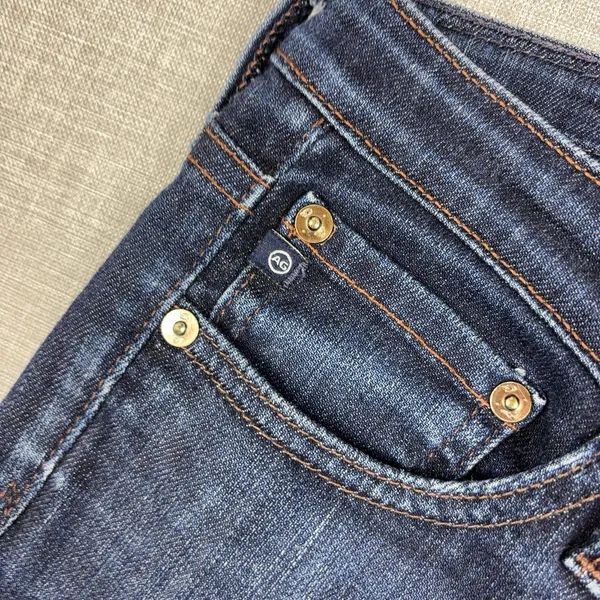 AG Adriano Goldschmied The Stilt Jeans Womens 27R Blue Dark Wash Mid Rise Skinny - Image 11