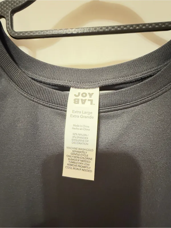 Joylab Women’s Black Cropped Cut Out Baby T-Shirt size XL-NWT - Image 8