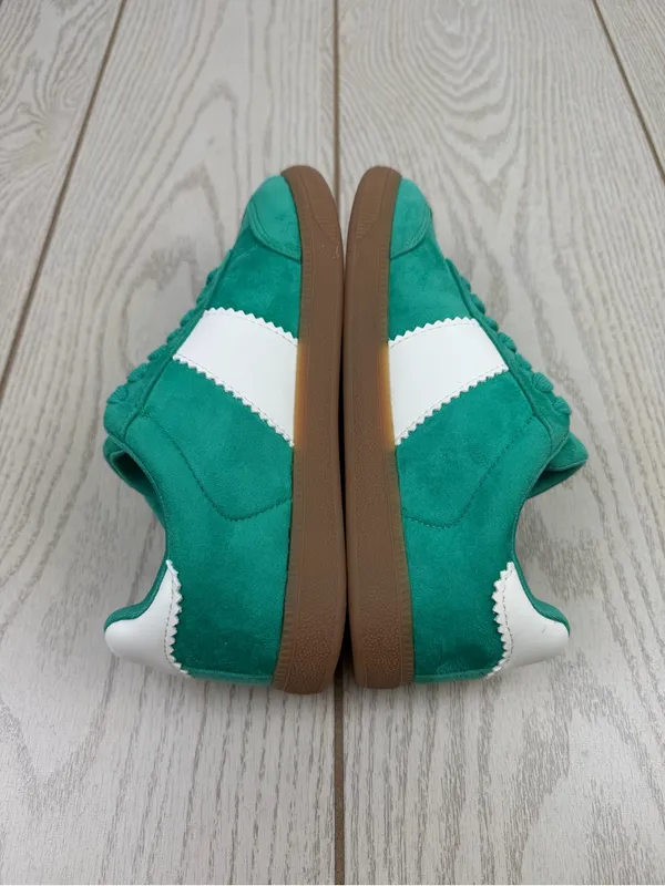 On 34th Women's Marinaa Low-Top Sneakers 5M Green Micro White Smooth $80 - Image 4