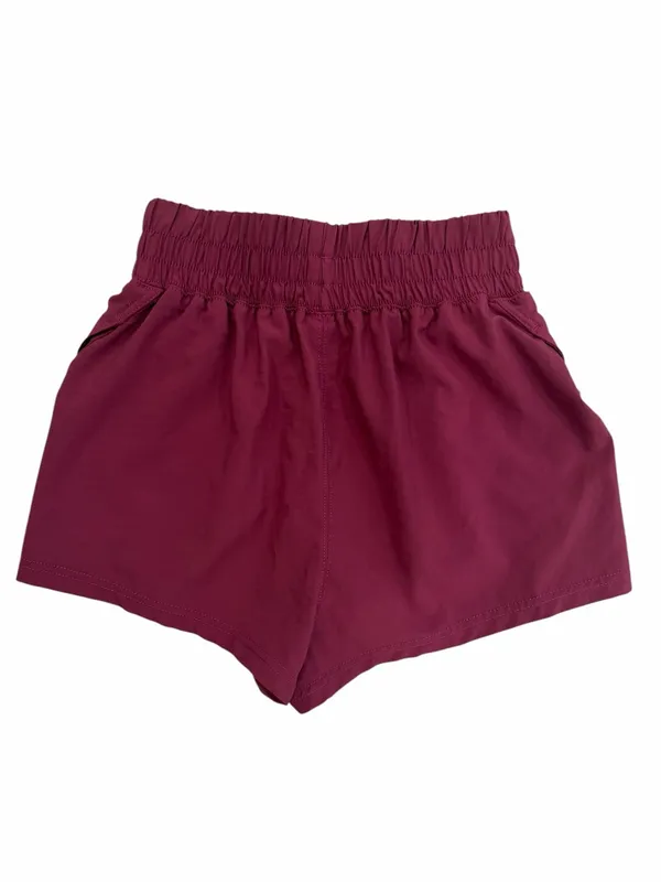 Free People Movement Next Round Athletic Shorts XS Pockets Berry - Image 5