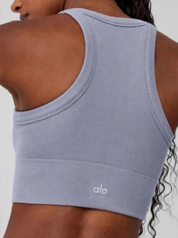 Alo Yoga Seamless Delight High Neck Tank Best for size small - Image 2