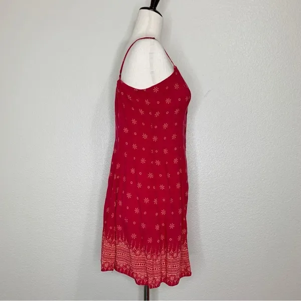 NWOT Mudd Women’s Size Large Red Floral Romper - Image 5