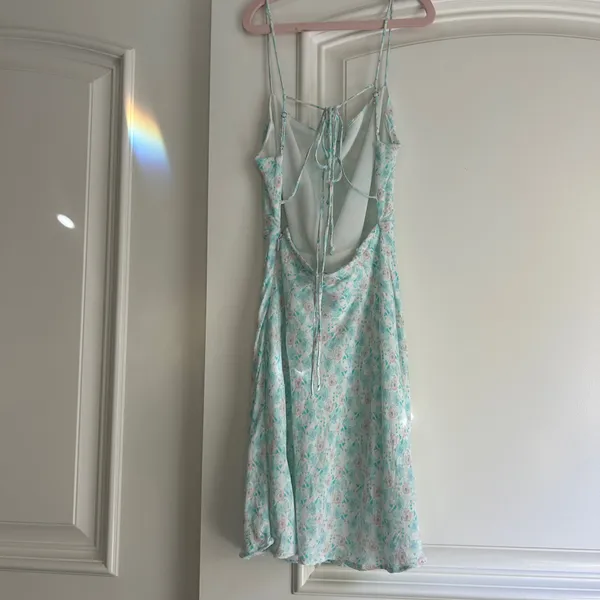 Princess Polly Mini Dress Open Back Floral Tie - Image 4