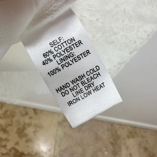 Lulus Take Me to Brunch Ivory Lace Shift Dress Wedding Bridal Party Small NWT - Image 11
