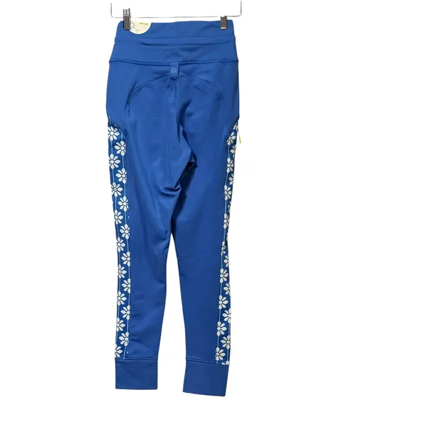 OFFLINE by Aerie Blue Daisy Floral Warmup Leggings High Rise Pockets Womens M - Image 2