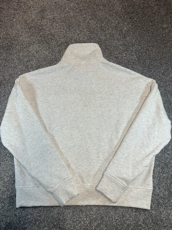Yogalicious Cloud Plush Elite Bomber Jacket Heather Gray S - Image 3