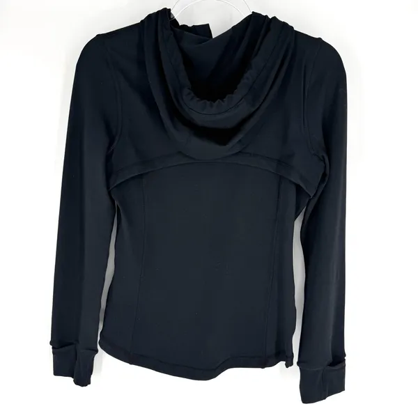 Savvi Full Zip Jacket Sweatshirt‎ Black Size Medium - Image 4