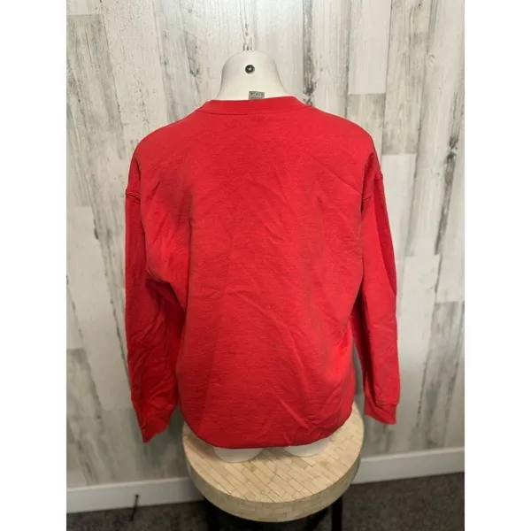 Sweater Crewneck Orange Size L - Image 4