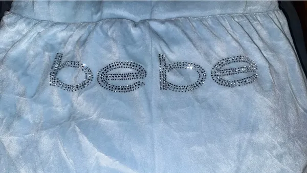 Bebe Shorts Rhinestone Logo Booty - Image 2