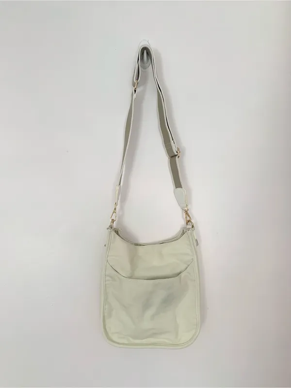 Ah Dorned Canvas Bag White - Image 2