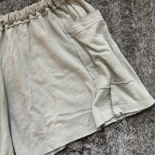 Free People Linen Shorts Women's Medium Light Green - Image 2