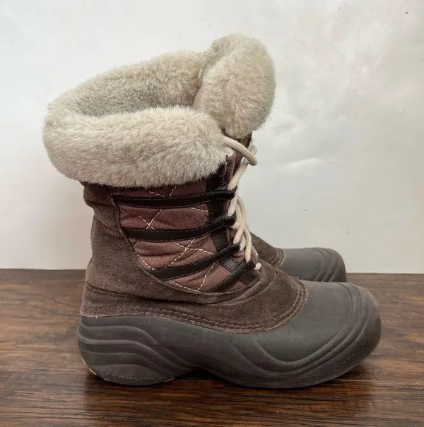 Columbia Sierra Summette 2 Quilted Outdoor Winter Snow Boots Brown Size 7.5 - Image 2