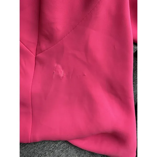 Amanda Uprichard Hot Pink Rafaela Dress Size Medium Cowl Neck Sleeveless USA - Image 5