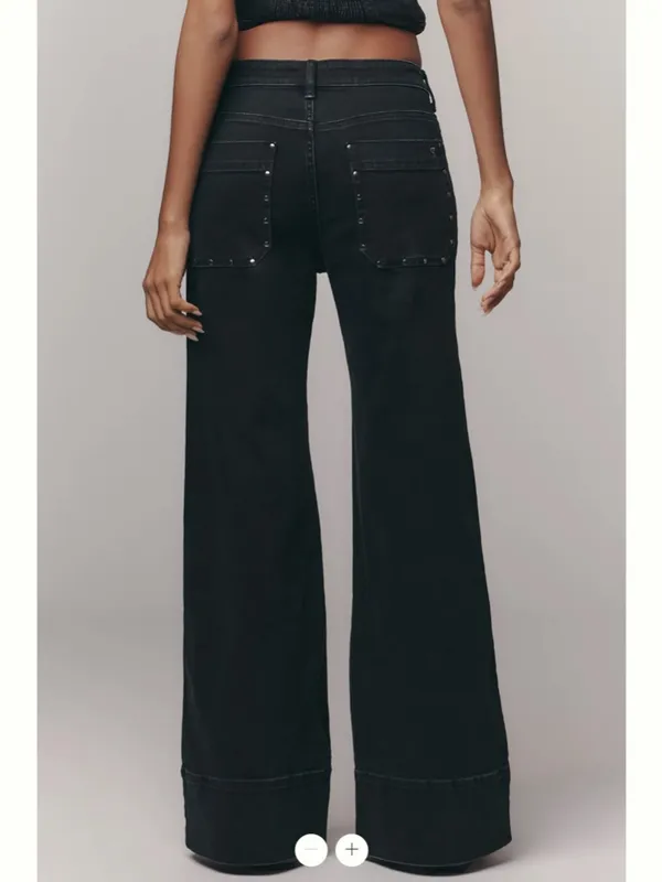 Anthropologie The Rylan High-Rise Flare Trousers by Pilcro - Image 3
