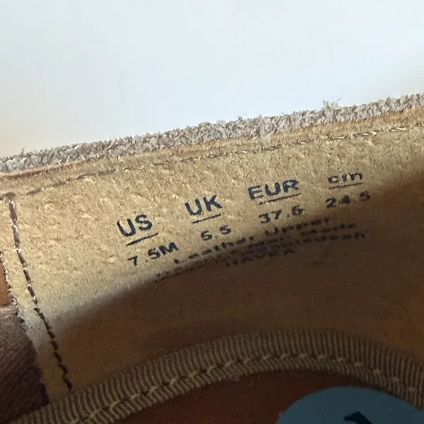 Franco Sarto Hadden Suede Taupe Loafers With Tassels Neutral Preppy Gray 7.5 - Image 9