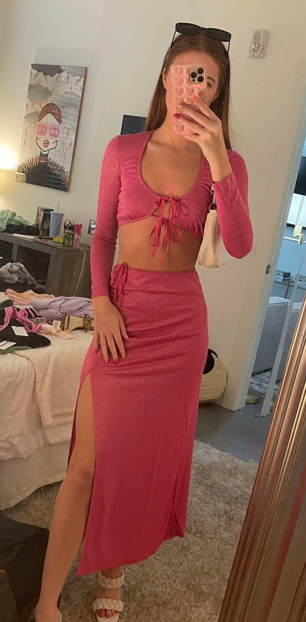 Revolve PINK 2 Piece Set - Image 4