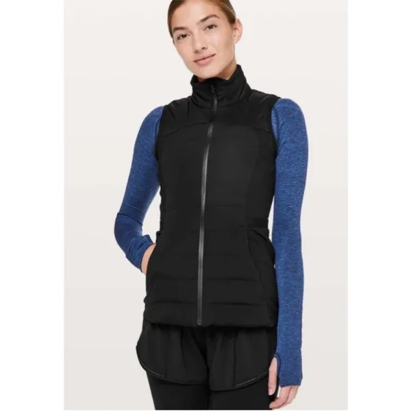 Lululemon Down for it all puffer winter vest black 2 - Image 3